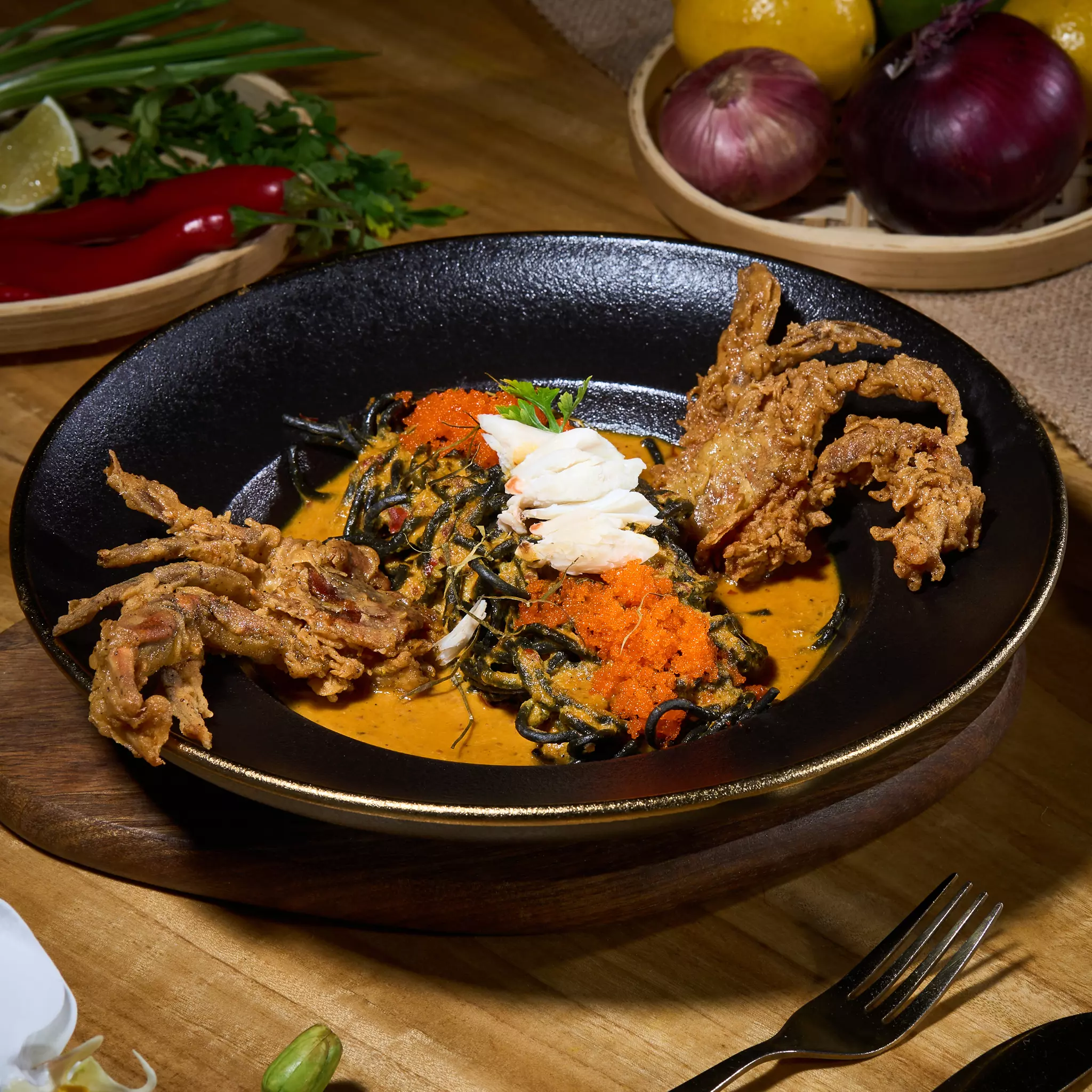 <span id="best"></span>BLACK SPAGHETTI CRAB CURRY <span id="pepper"></span>