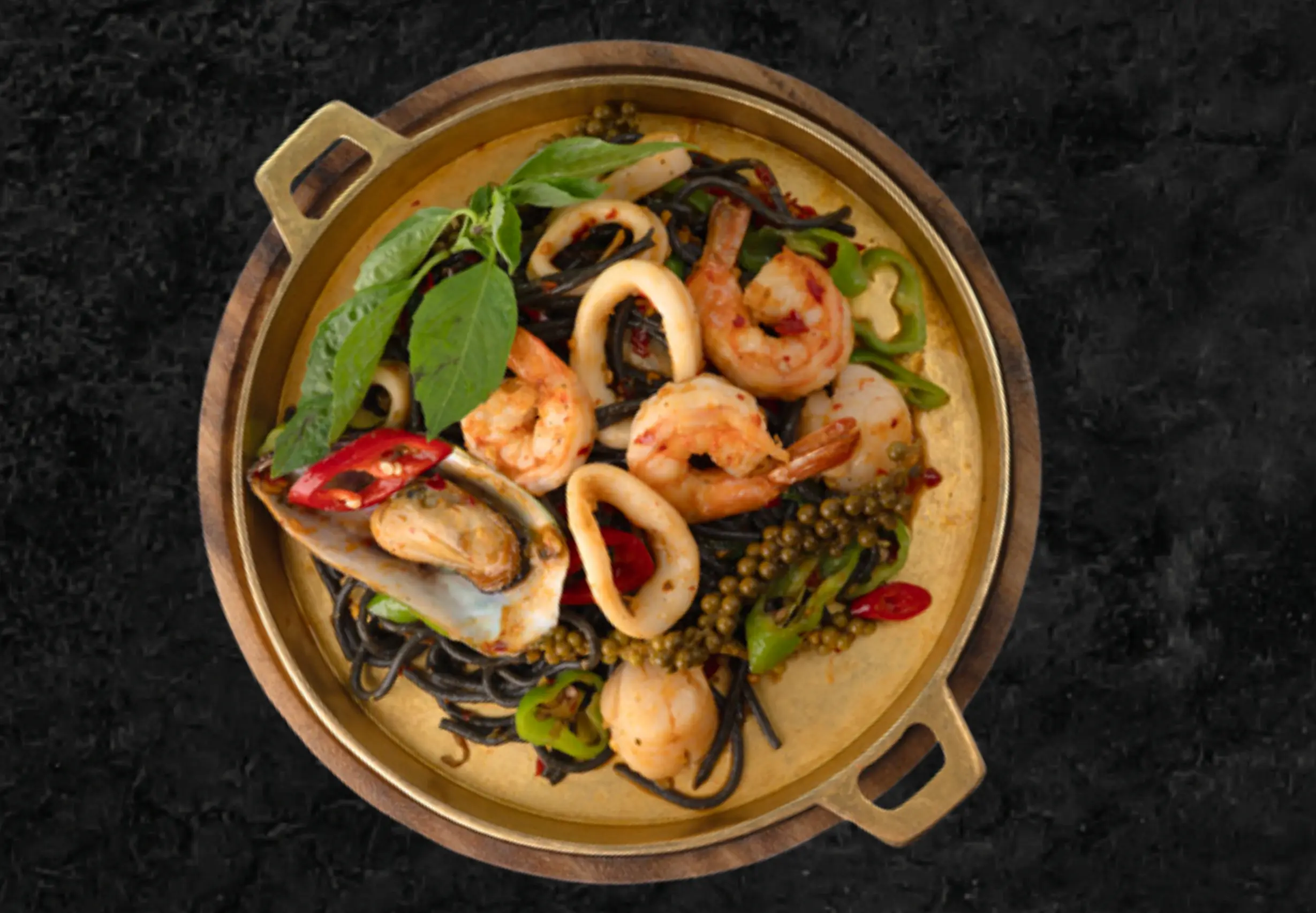 BLACK SPAGHETTI PAD CHA <span id="pepper"></span>