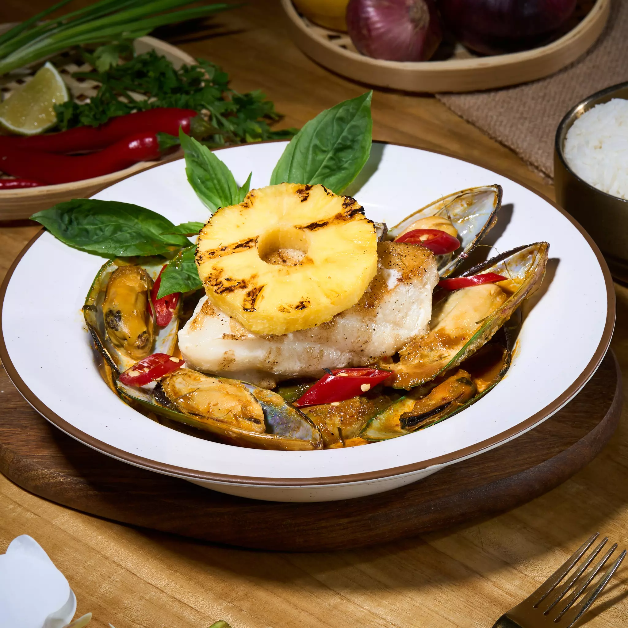 CHUMPHON PINEAPPLE CURRY <span id="pepper"></span>